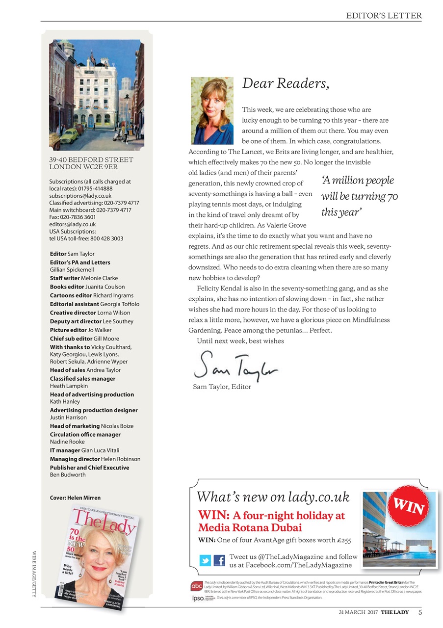 The Lady Preview Pages