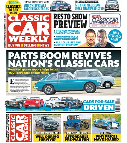 Classic Car Weekly issue 29th March 2017
