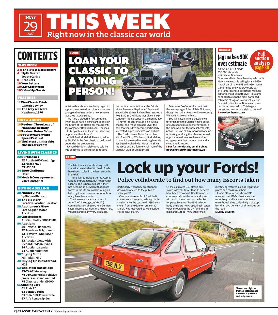 Classic Car Weekly Preview Pages