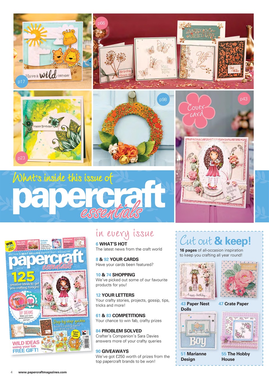 Papercraft Essentials Preview Pages