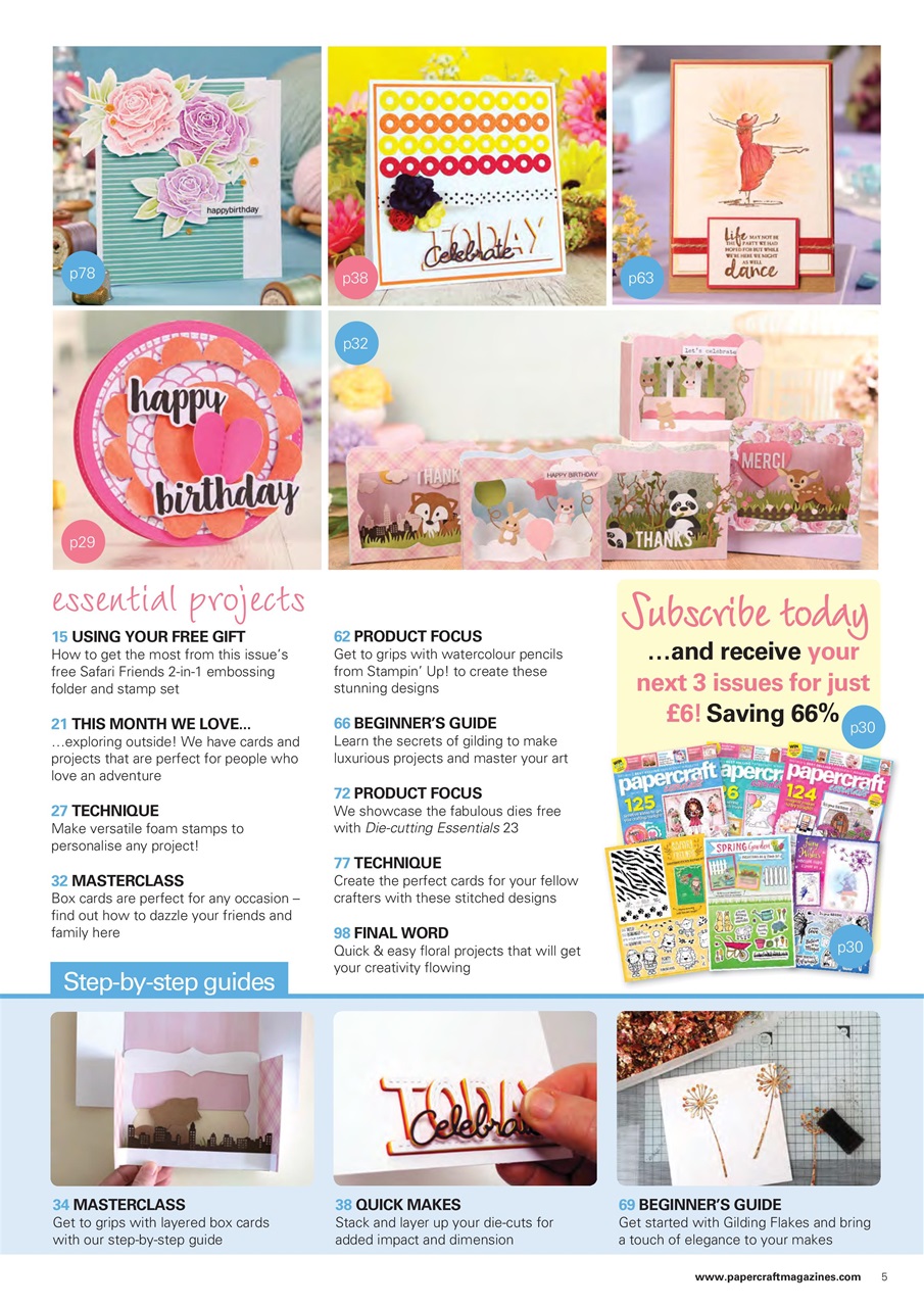 Papercraft Essentials Preview Pages