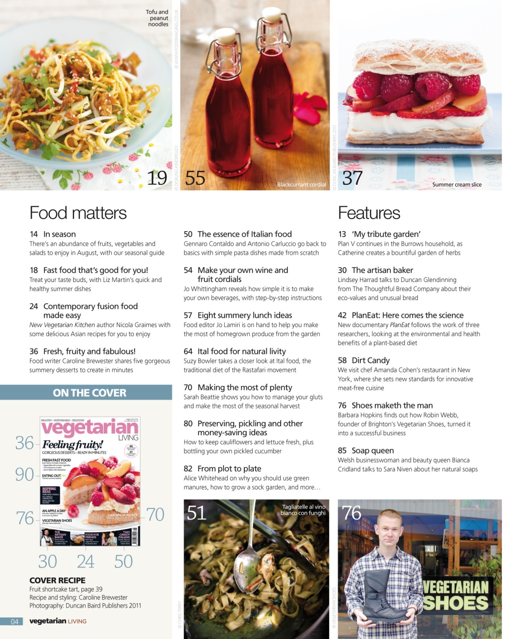 Vegetarian Living Preview Pages