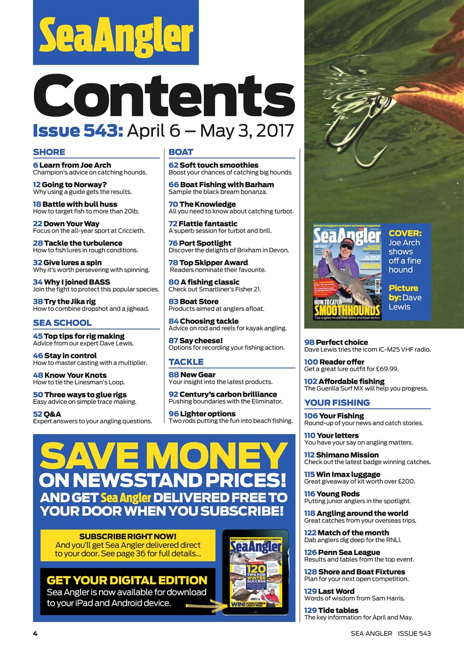Sea Angler Preview Pages