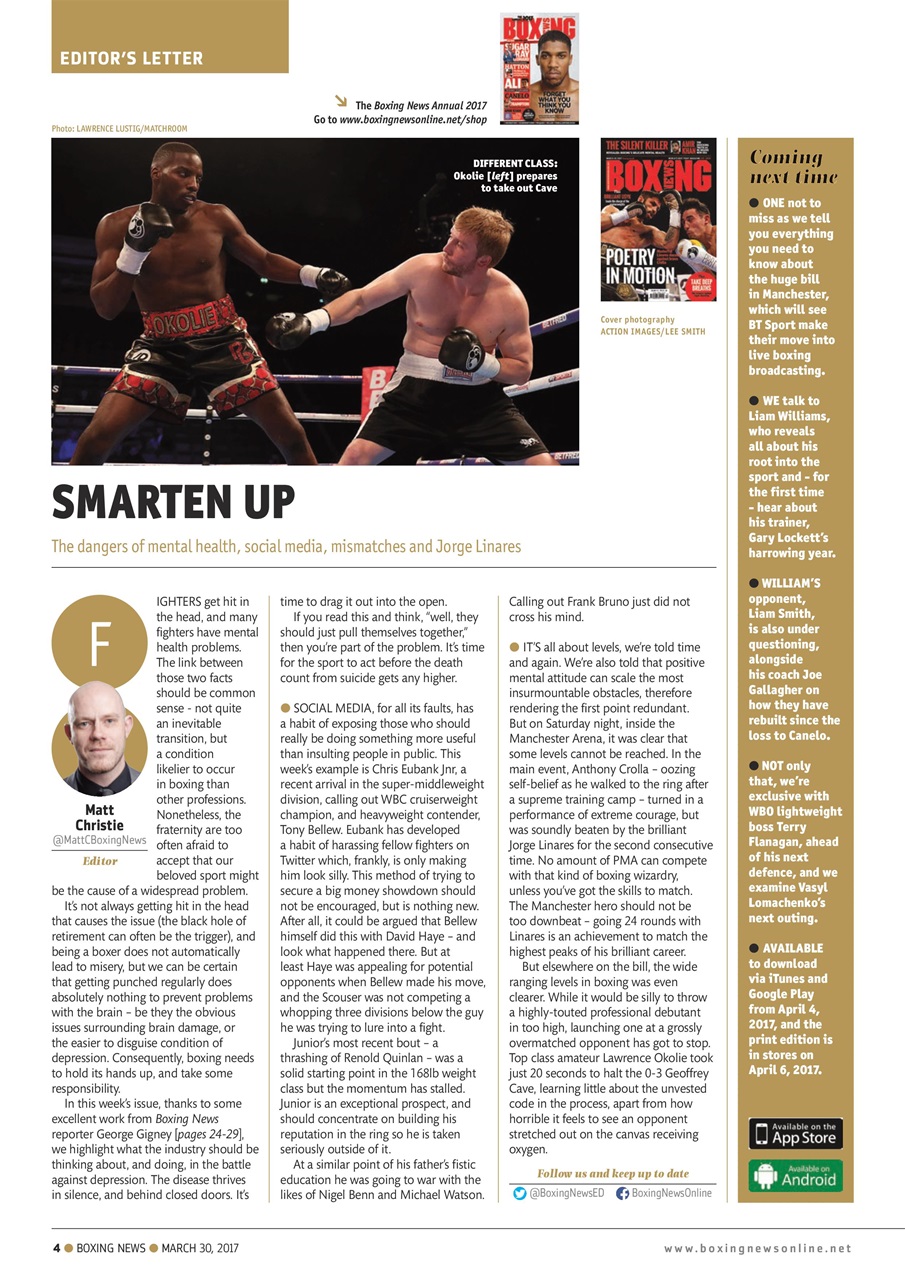 Boxing News Preview Pages