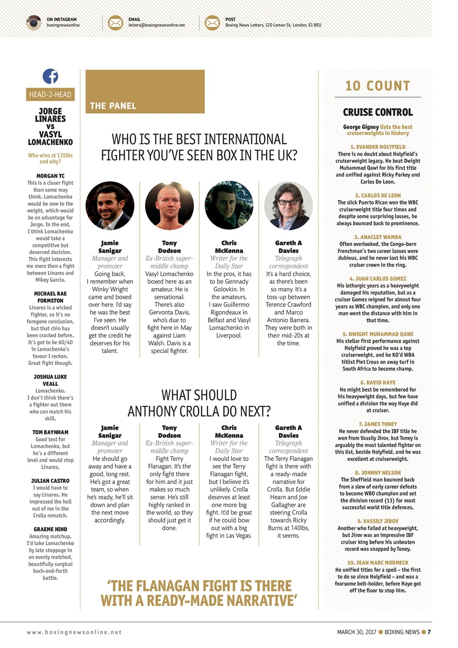 Boxing News Preview Pages