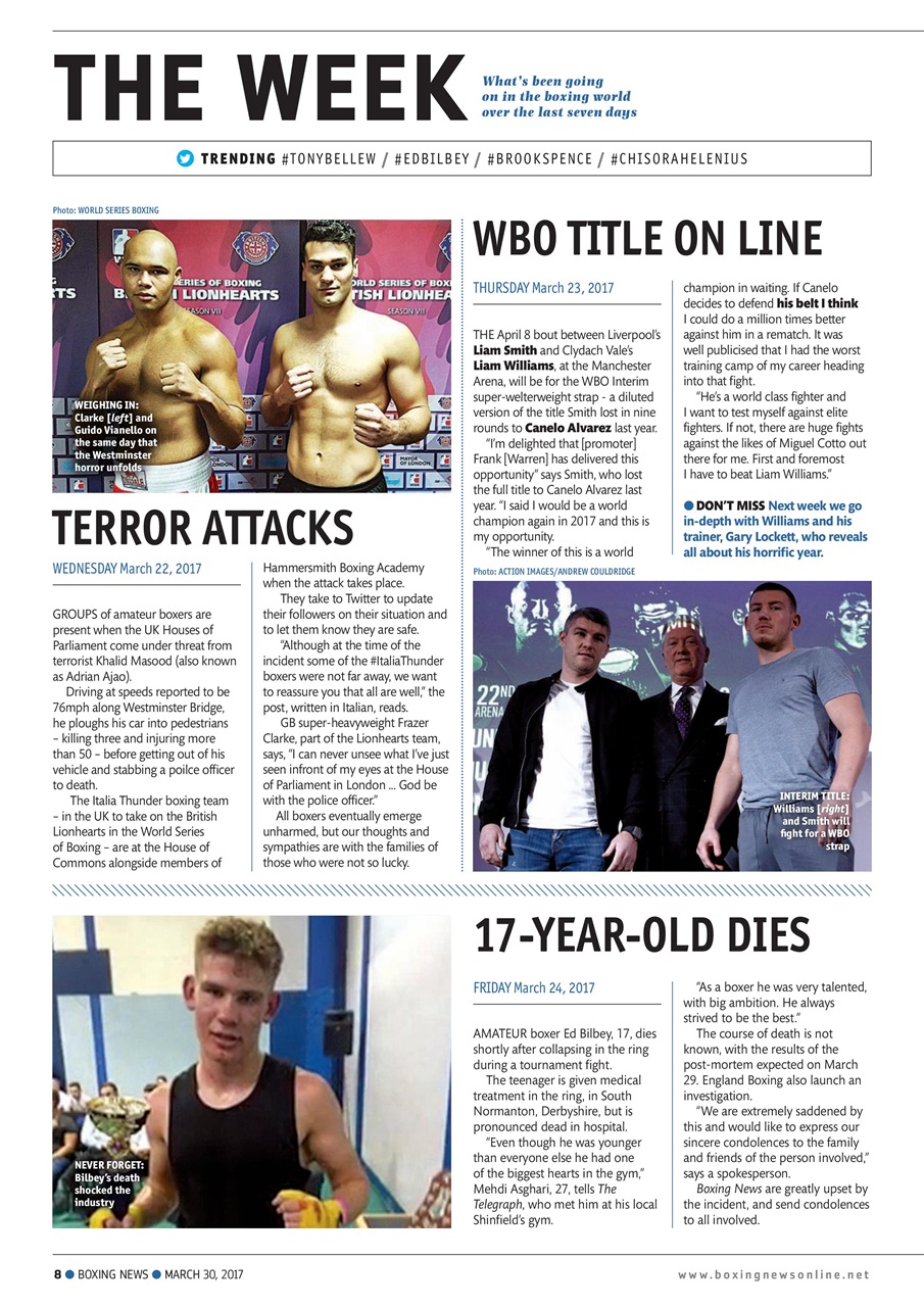 Boxing News Preview Pages