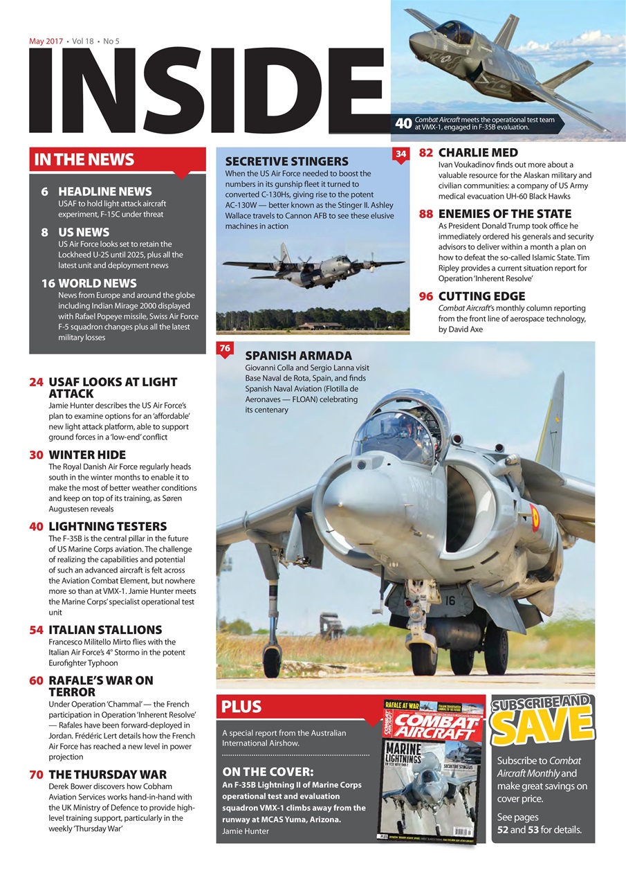Combat Aircraft Journal Preview Pages