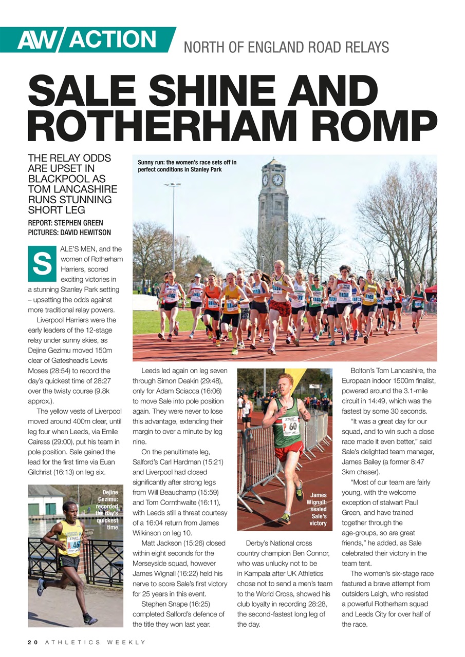 AW – Athletics Weekly Magazine Preview Pages