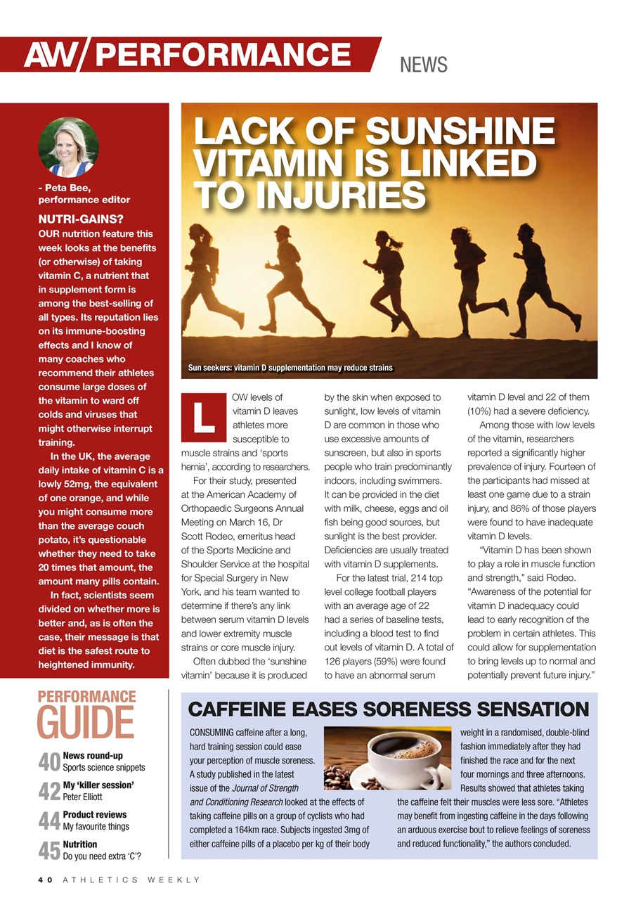 AW – Athletics Weekly Magazine Preview Pages