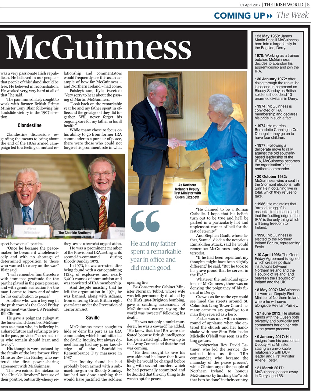 Irish World Preview Pages