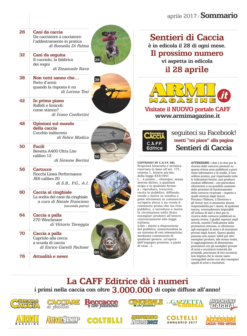 SENTIERI DI CACCIA Preview Pages