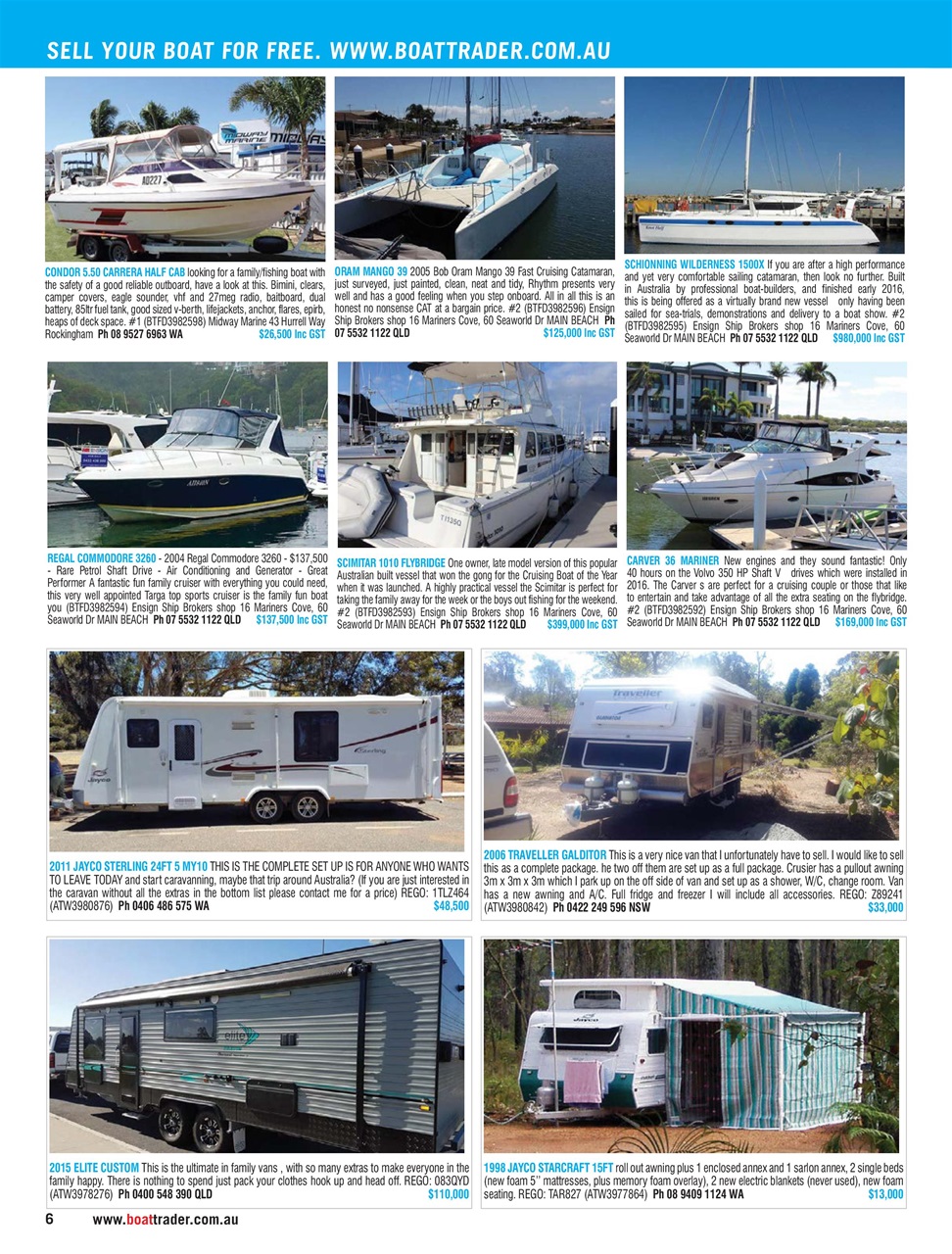 Boat Trader Australia Preview Pages