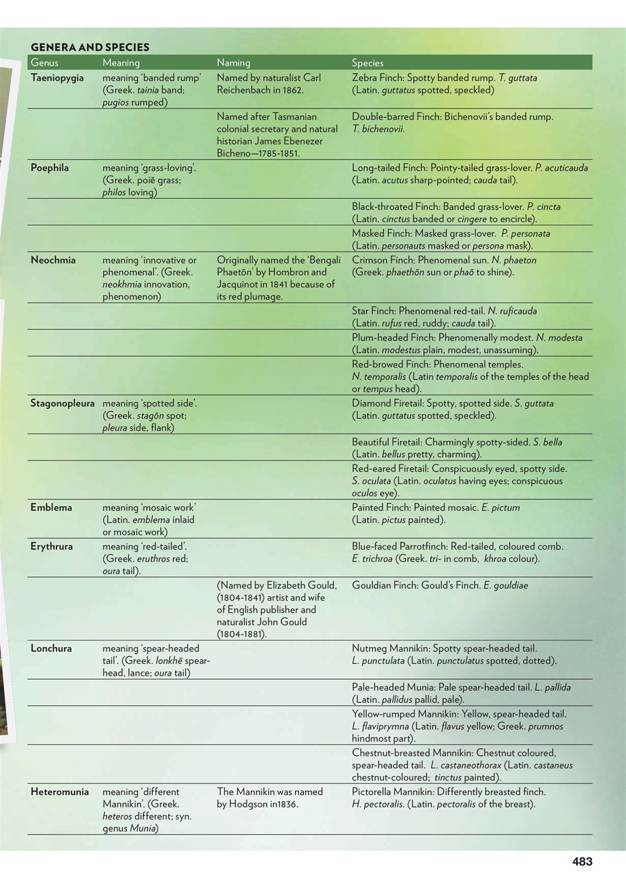 Australian Birdkeeper Magazine Preview Pages
