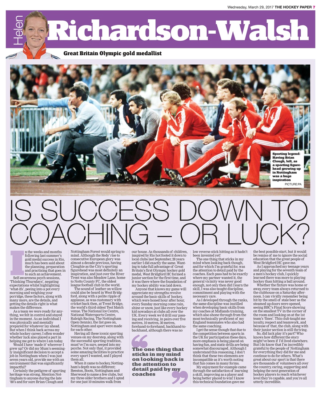 The Hockey Paper Preview Pages