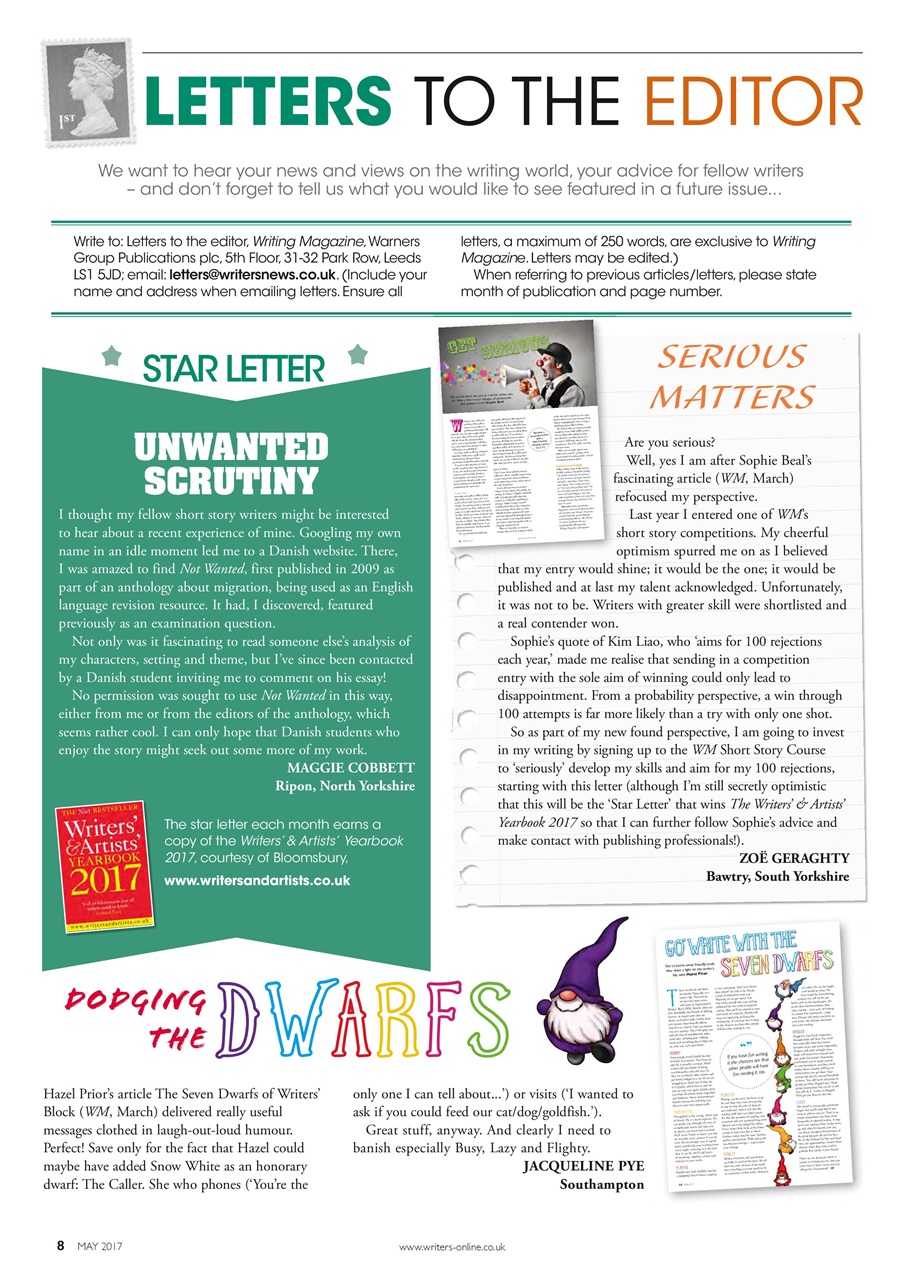 Writing Magazine Preview Pages