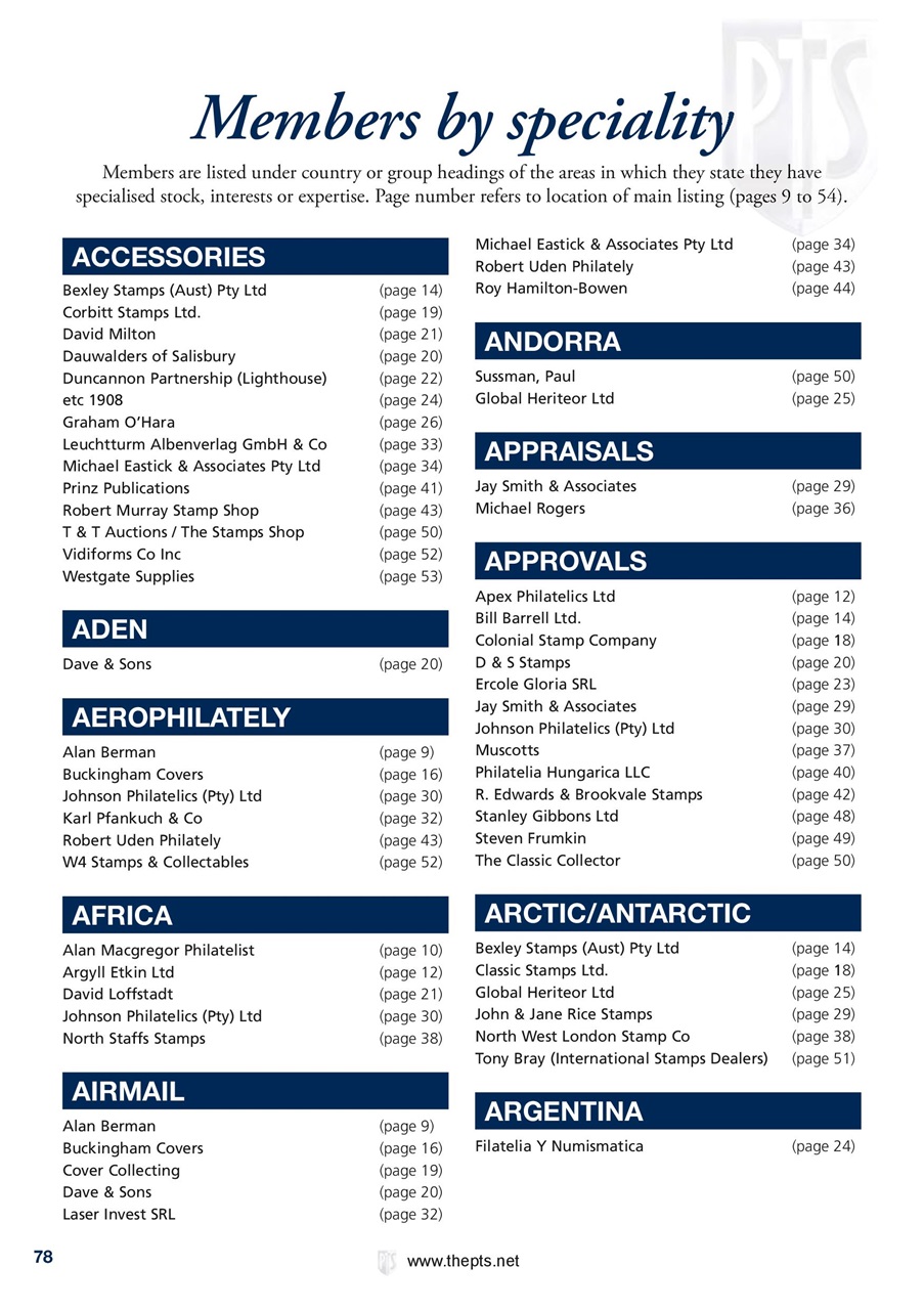 Stamp Collector Preview Pages