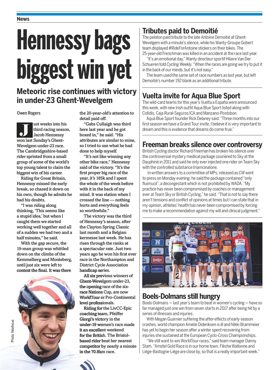 Cycling Weekly Preview Pages