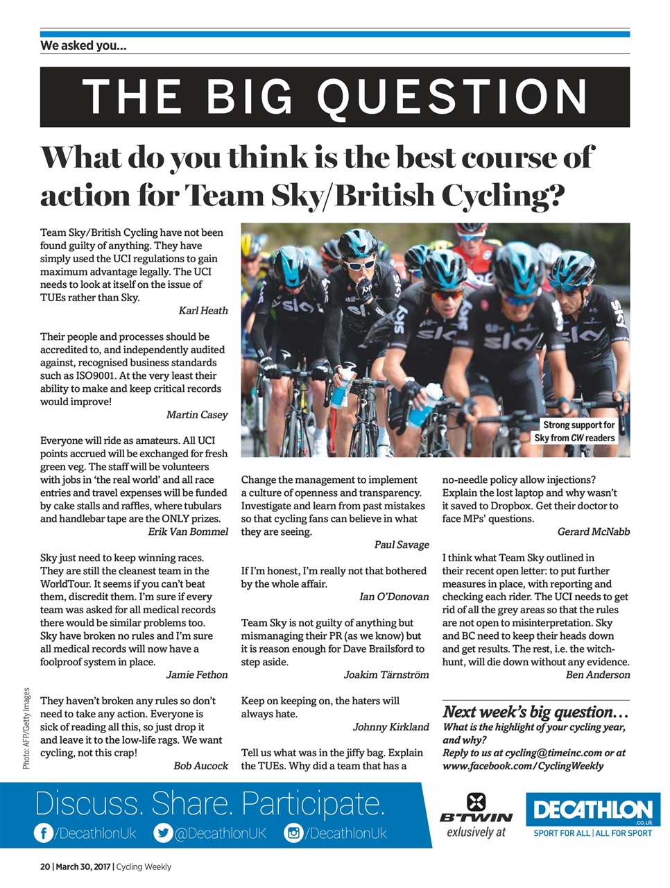 Cycling Weekly Preview Pages