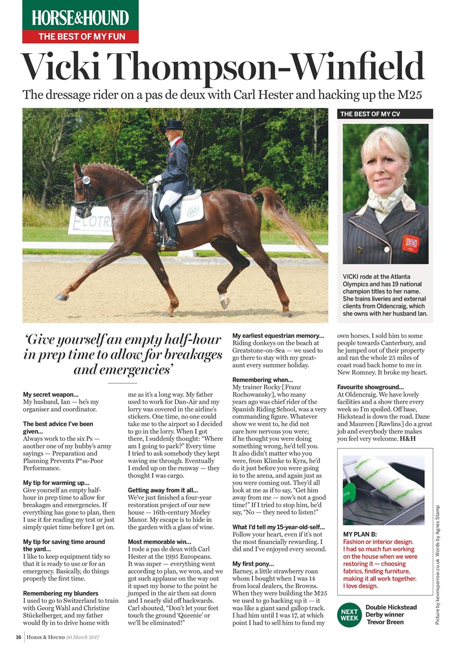 Horse & Hound Preview Pages