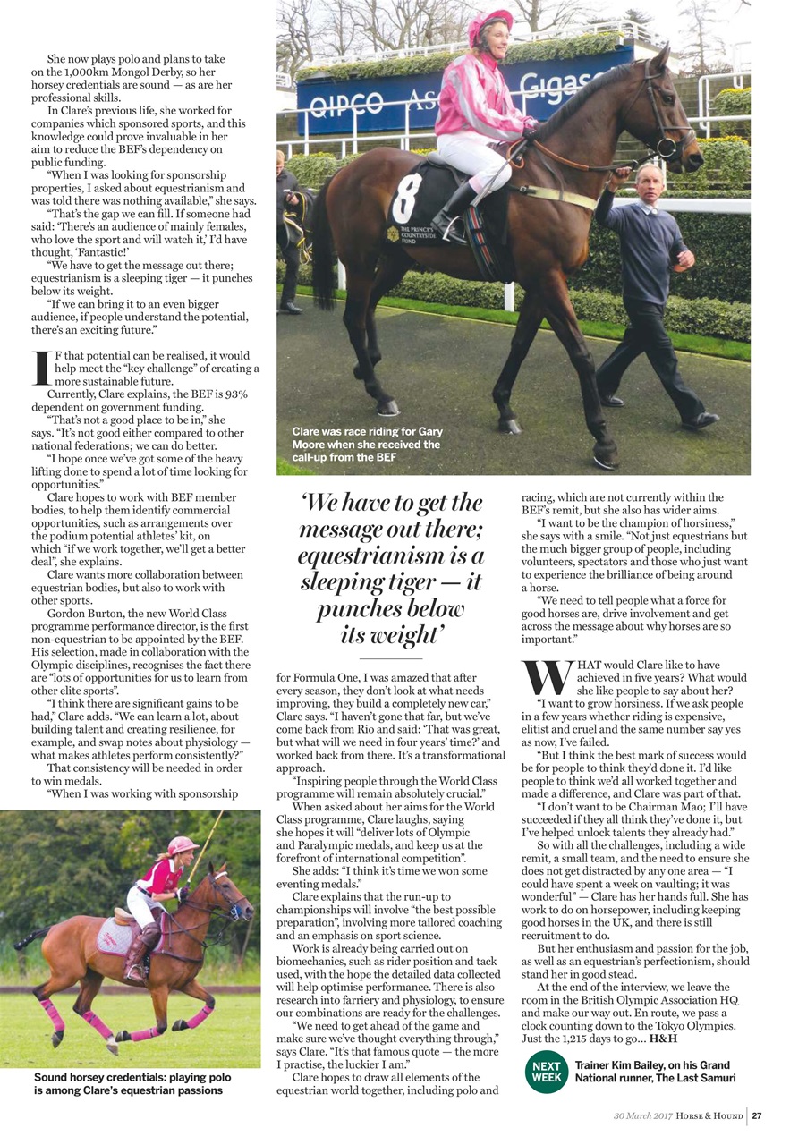 Horse & Hound Preview Pages