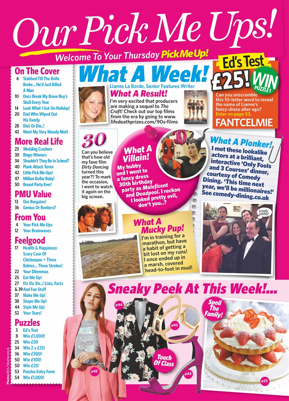 Pick Me Up Preview Pages