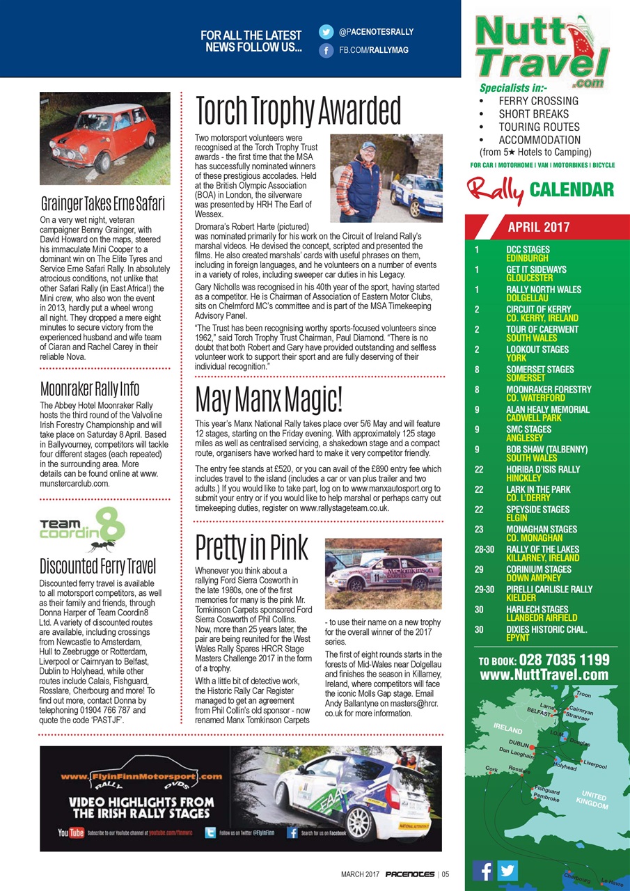 Pacenotes Rally magazine Preview Pages