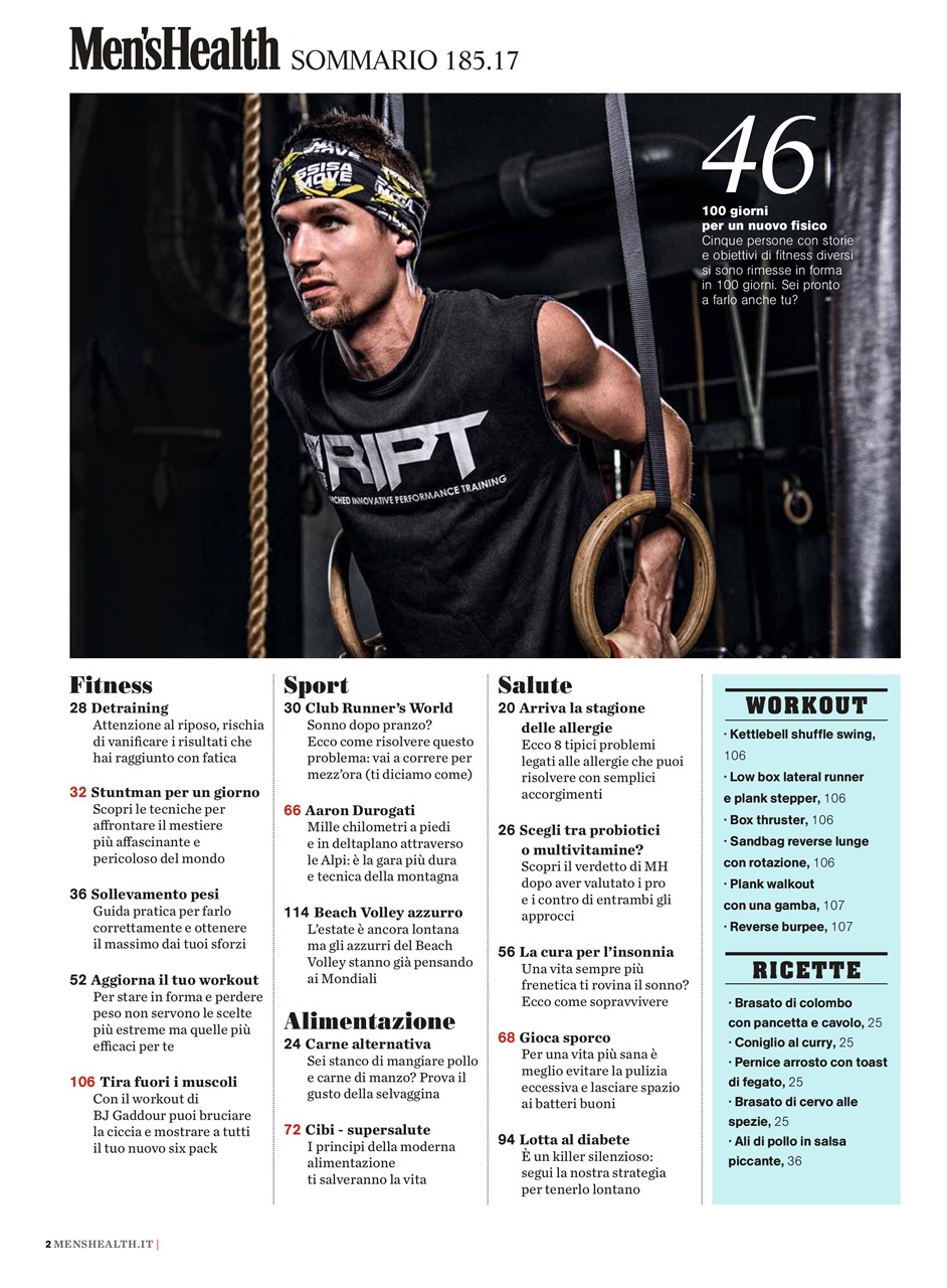 Men's Health Italia Preview Pages