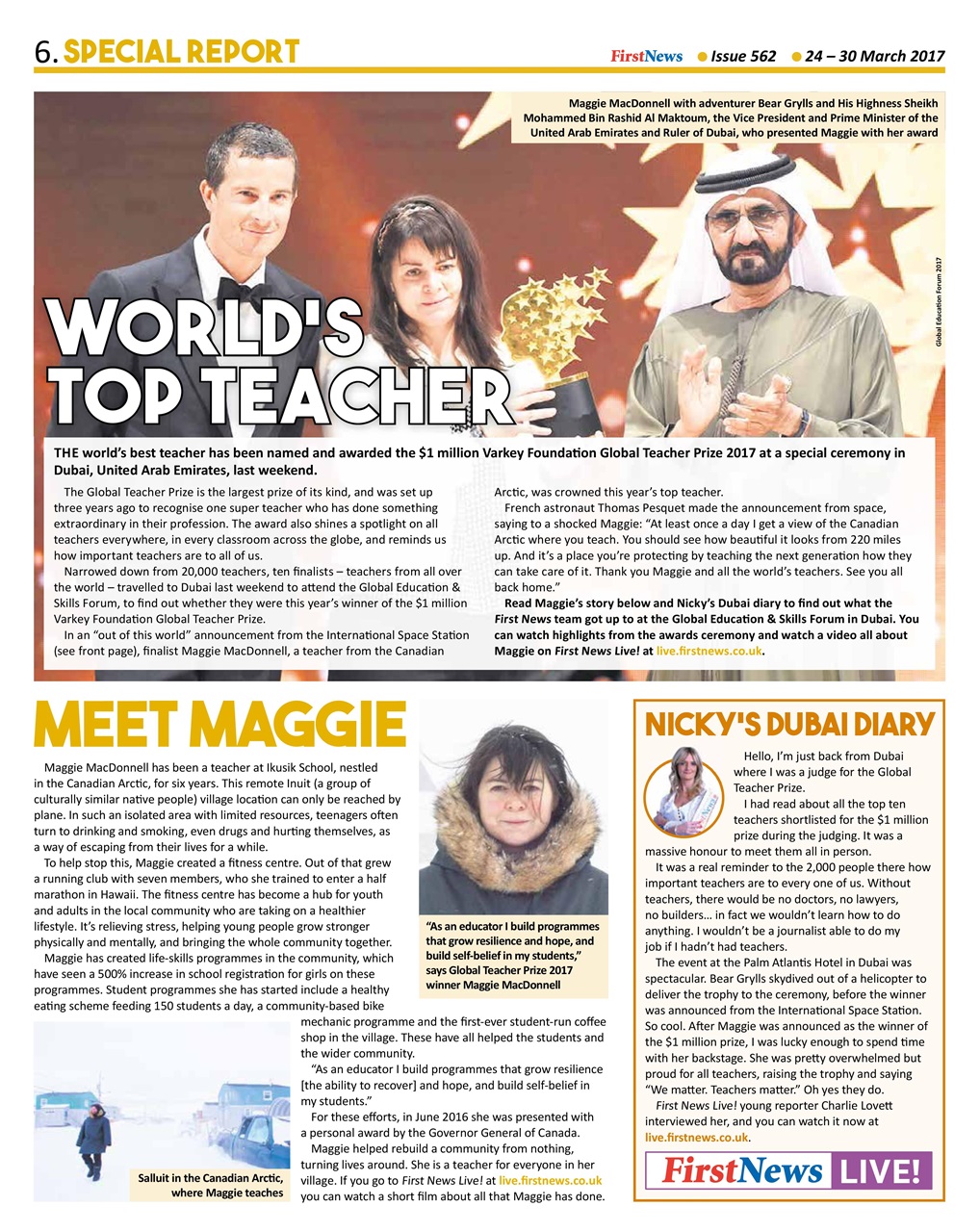 First News Preview Pages