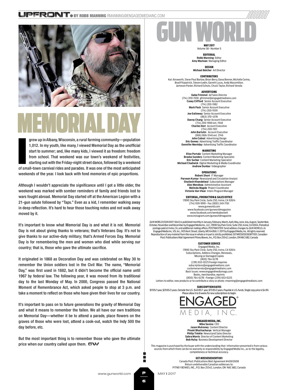 Gun World Preview Pages