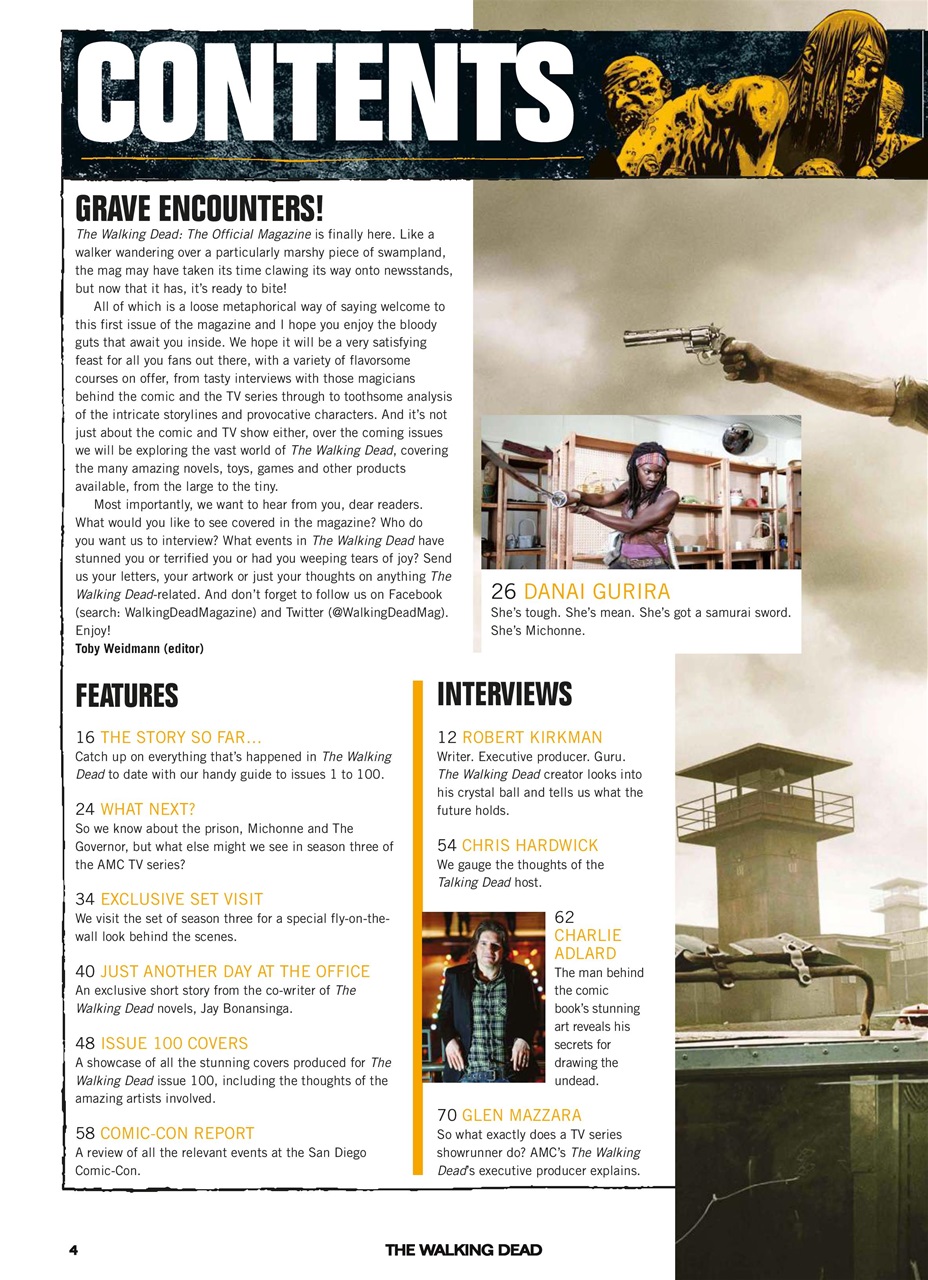 The Walking Dead Magazine Preview Pages