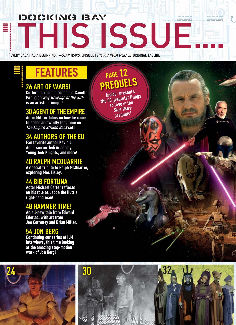 Star Wars Insider Preview Pages