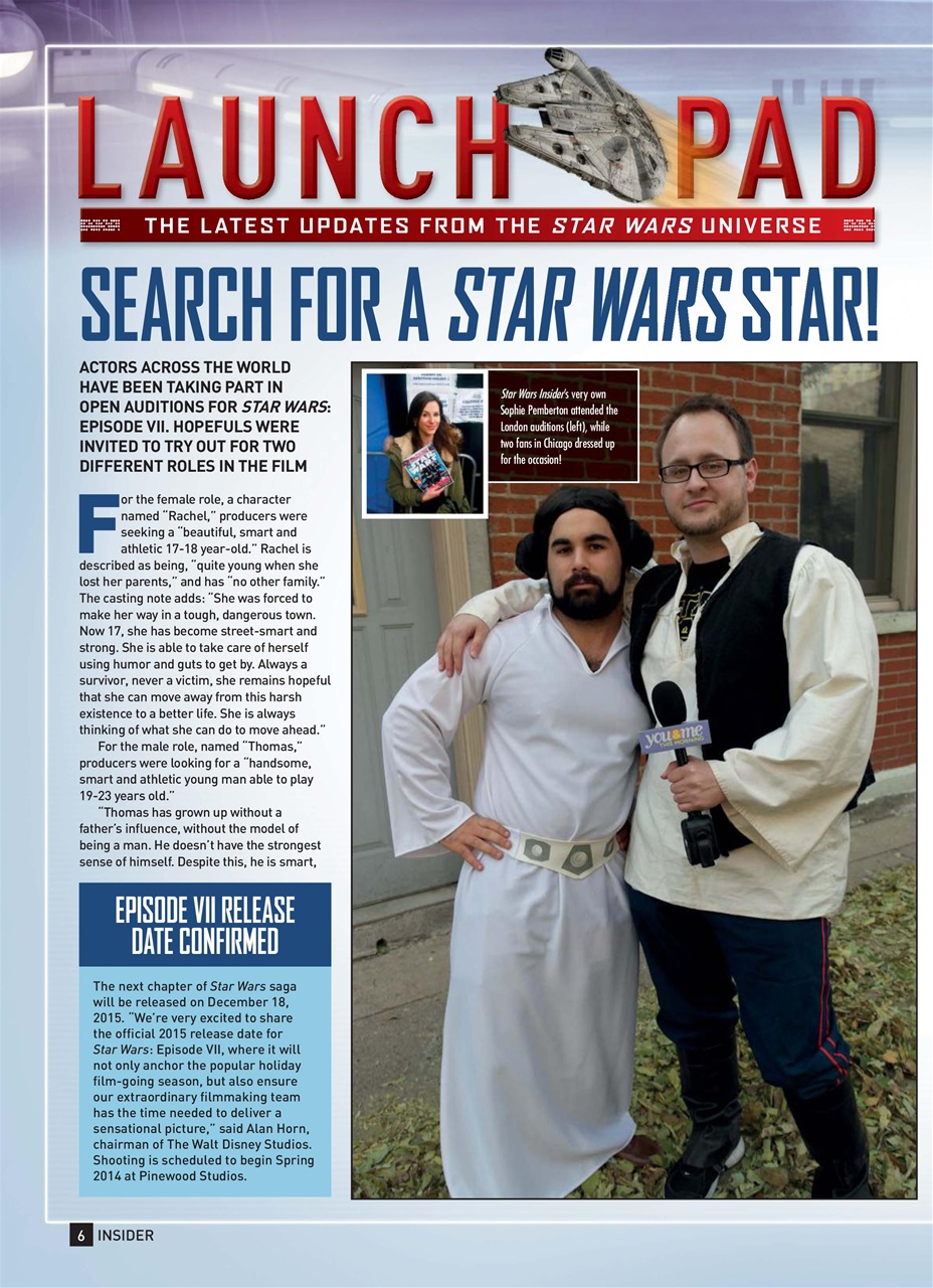 Star Wars Insider Preview Pages
