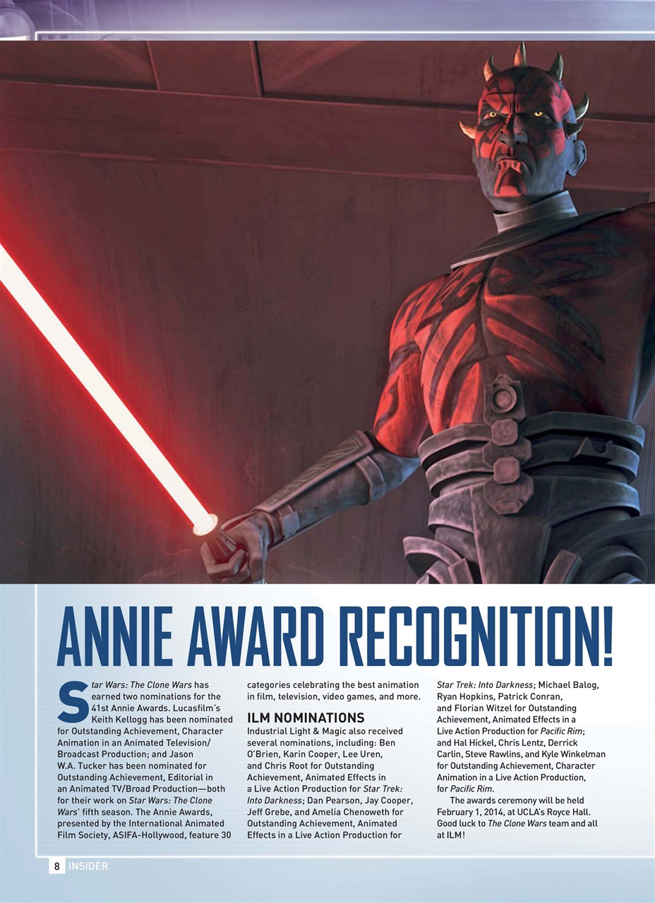 Star Wars Insider Preview Pages