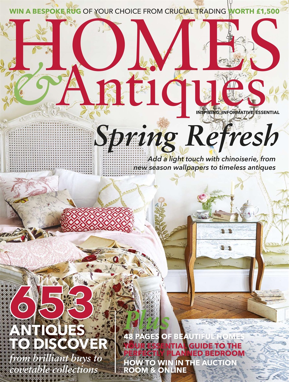 Homes & Antiques Magazine Preview Pages