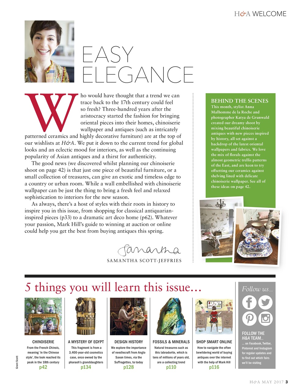 Homes & Antiques Magazine Preview Pages