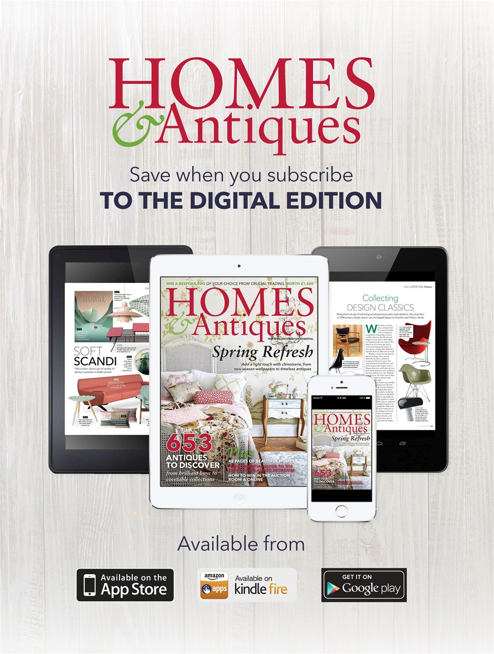 Homes & Antiques Magazine Preview Pages