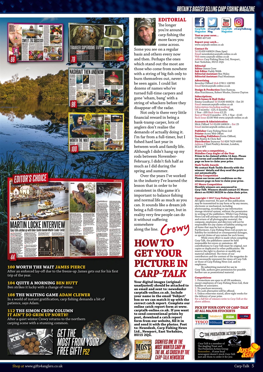 Carp-Talk Preview Pages