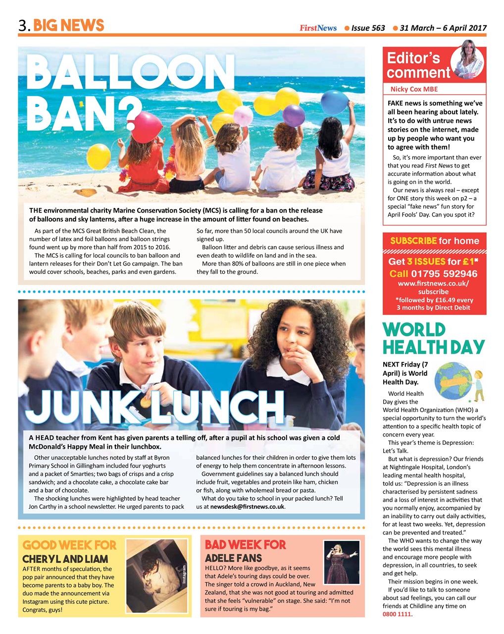 First News Preview Pages