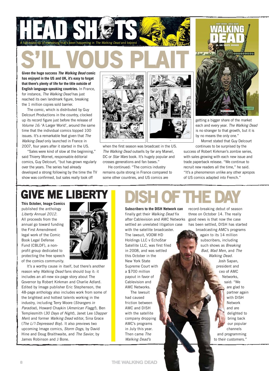 The Walking Dead Magazine Preview Pages
