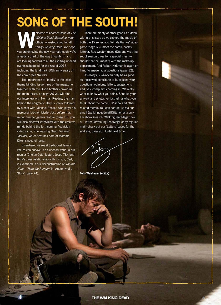 The Walking Dead Magazine Preview Pages