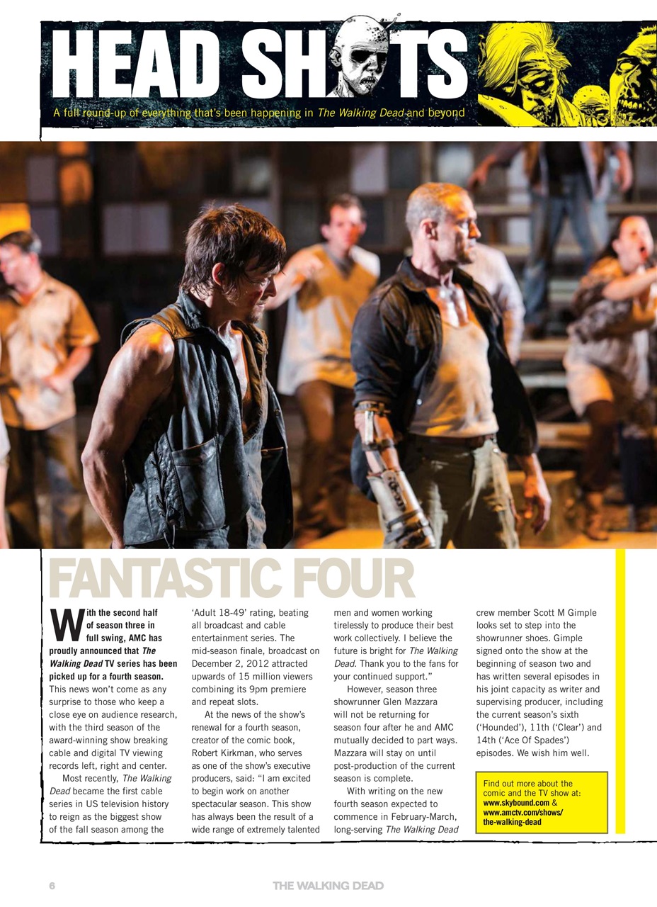 The Walking Dead Magazine Preview Pages
