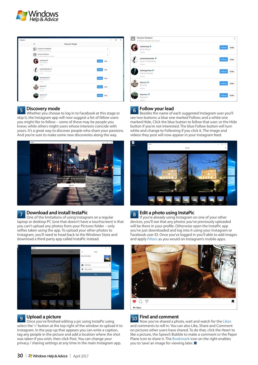 Windows Help & Advice Preview Pages