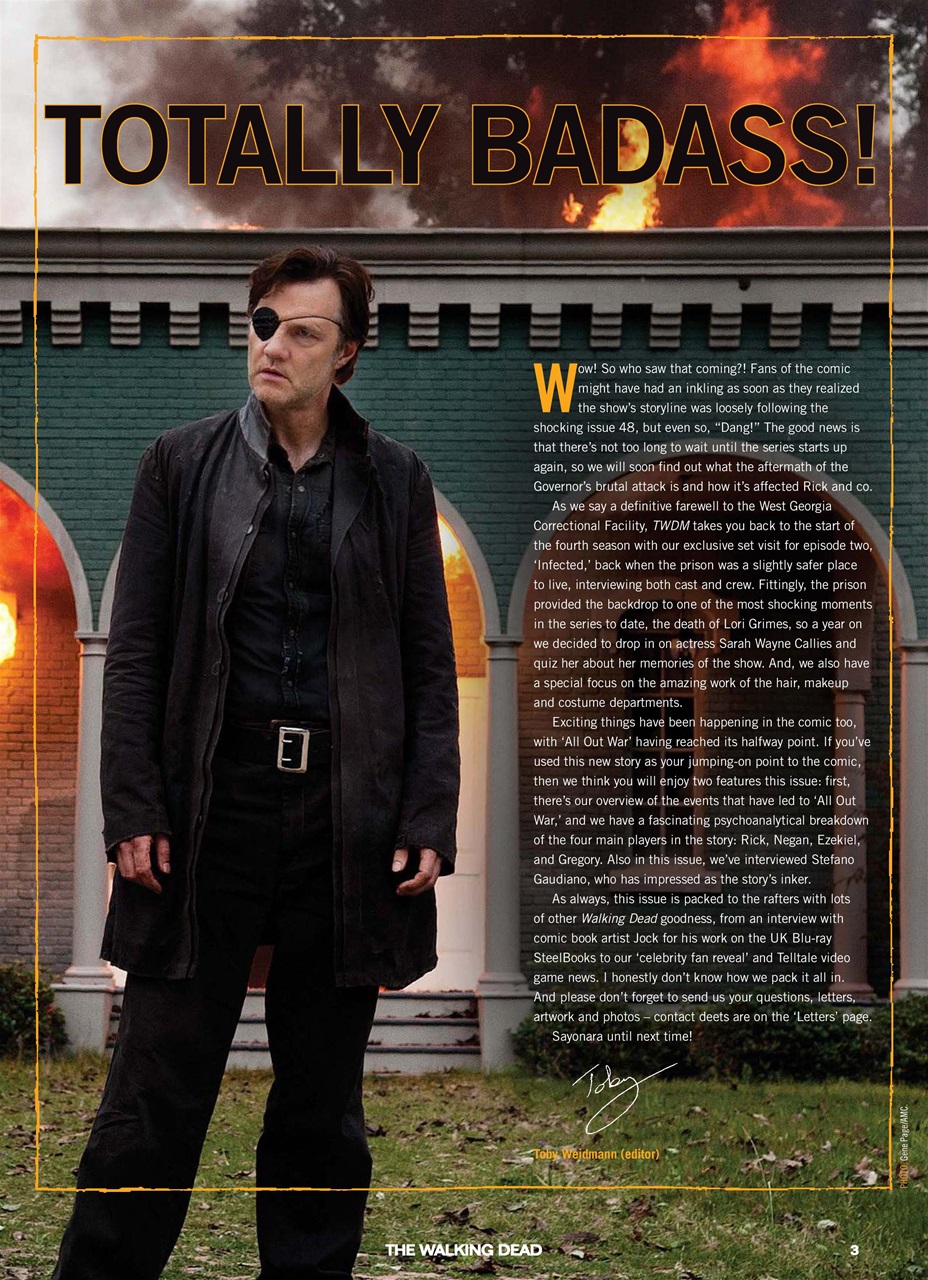 The Walking Dead Magazine Preview Pages