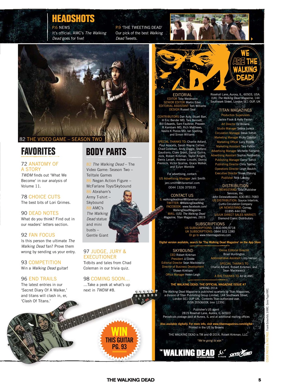 The Walking Dead Magazine Preview Pages