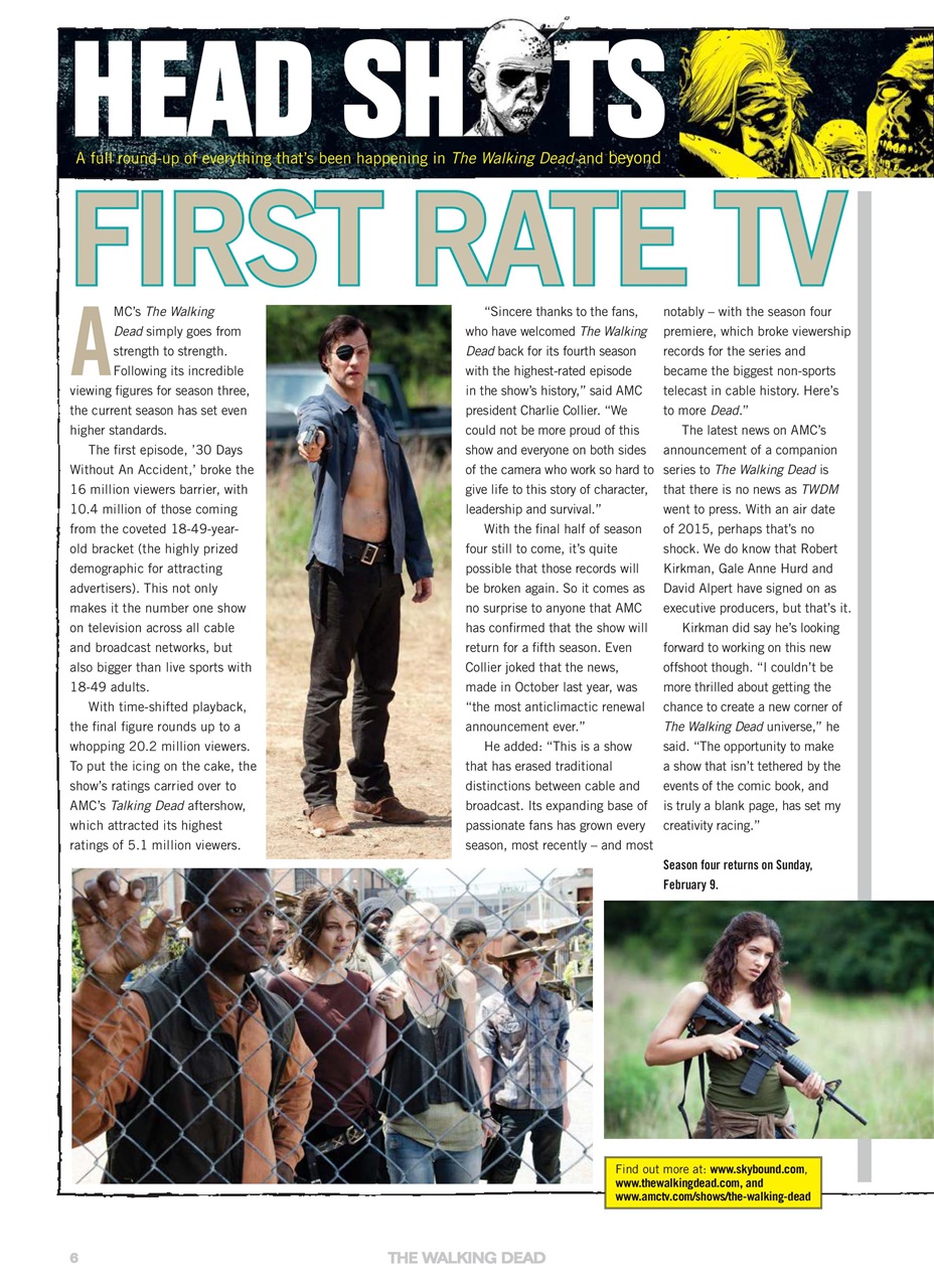 The Walking Dead Magazine Preview Pages