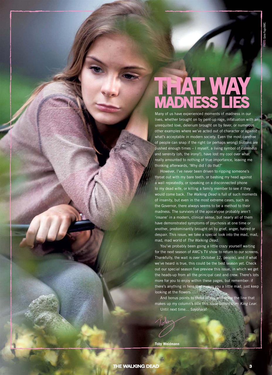 The Walking Dead Magazine Preview Pages