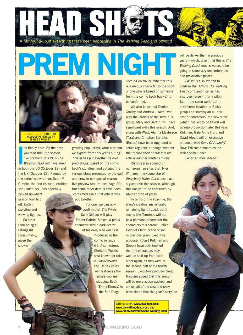 The Walking Dead Magazine Preview Pages