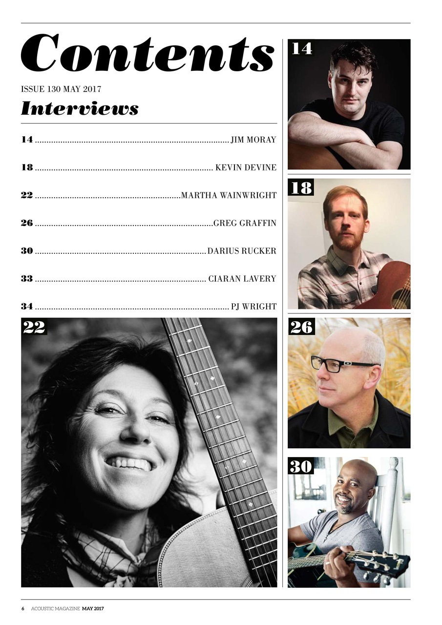 Acoustic Preview Pages