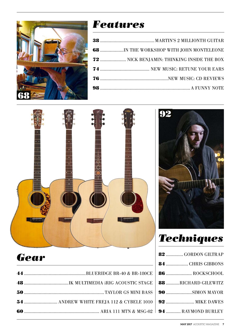 Acoustic Preview Pages