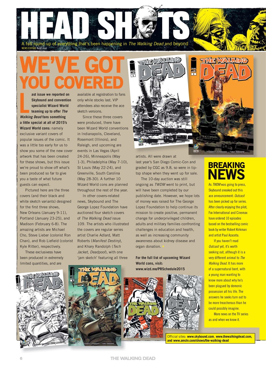 The Walking Dead Magazine Preview Pages